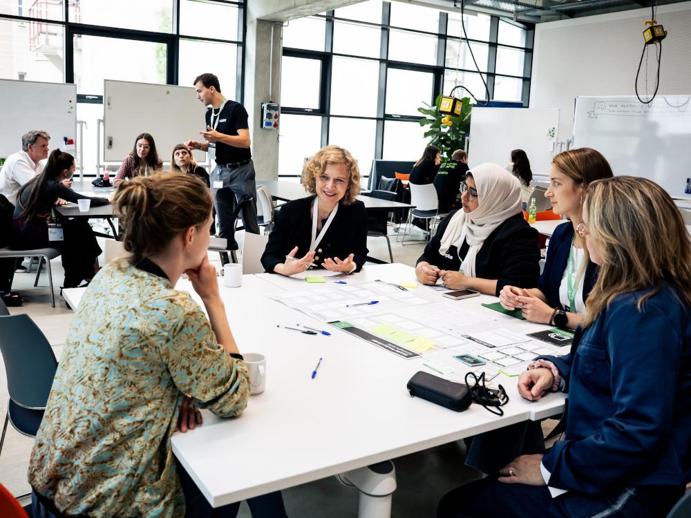 Mitarbeiter beim Strategy Game