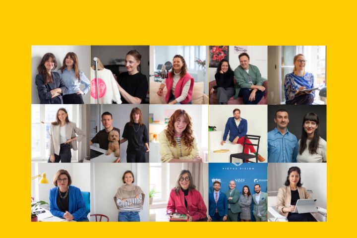 Porträts von 15 Mieter*innen im RUFFINIHAUS Creative Hub