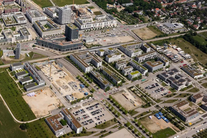 Luftbild Technologiepark Freiham