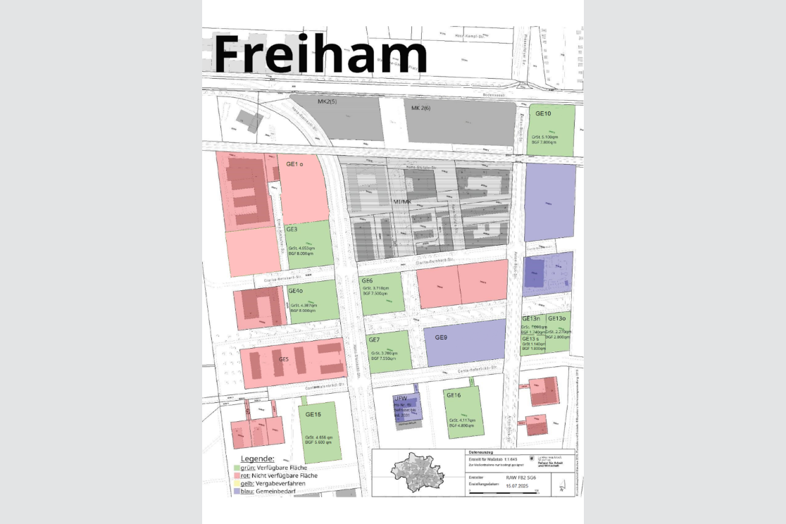 Karte Freiham Technologiepark