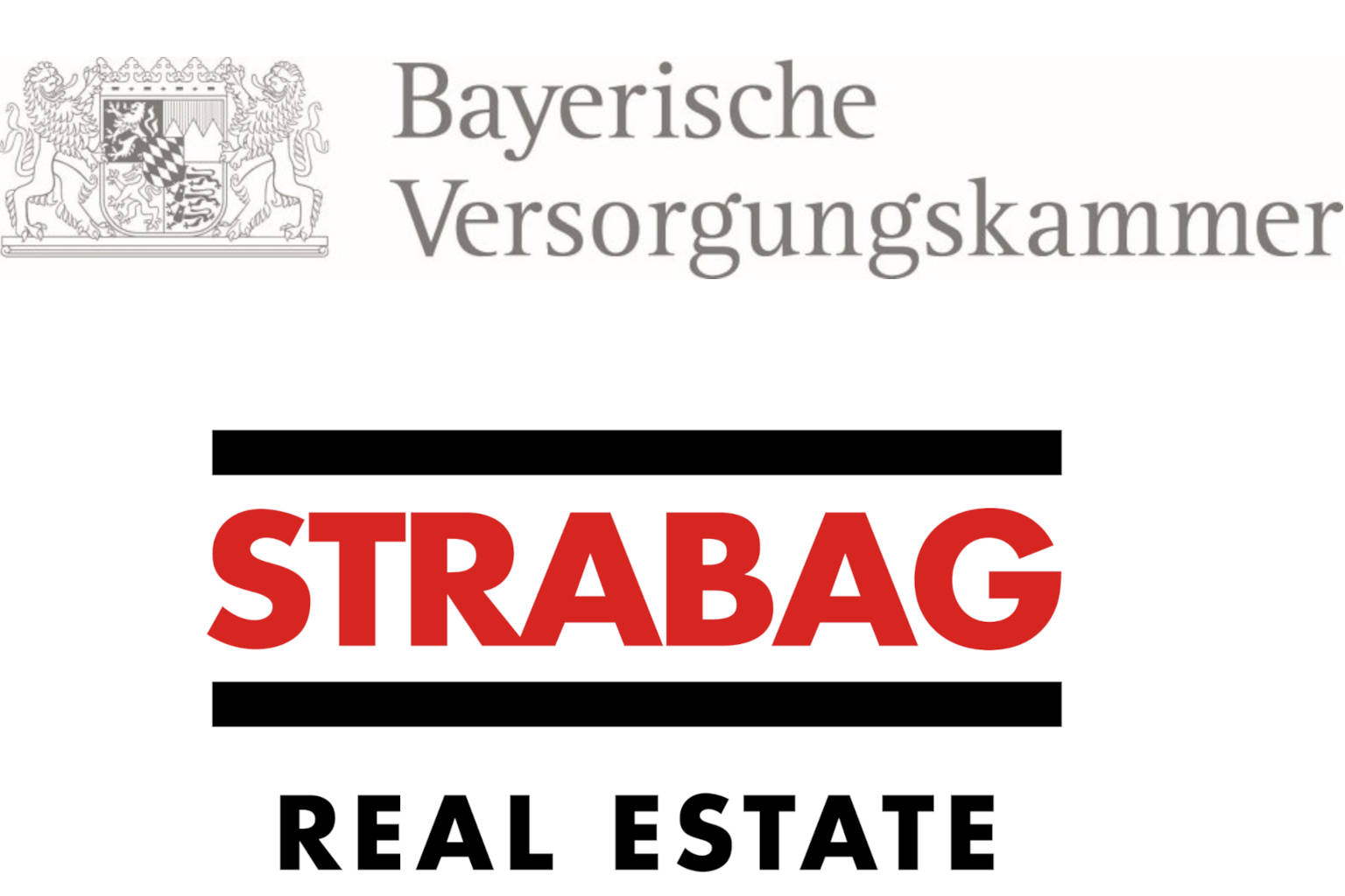 Logos Bayerische Versorgungskammer und STRABAG