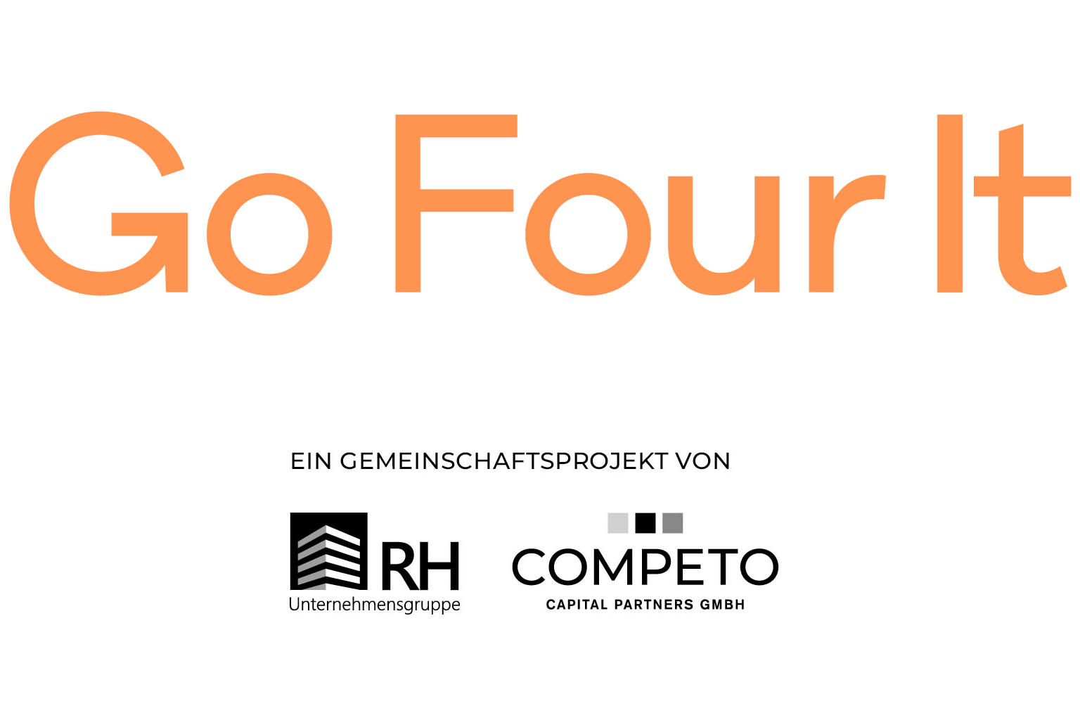 Logo Go Four IT, RH Unternehmensgruppe und Competo