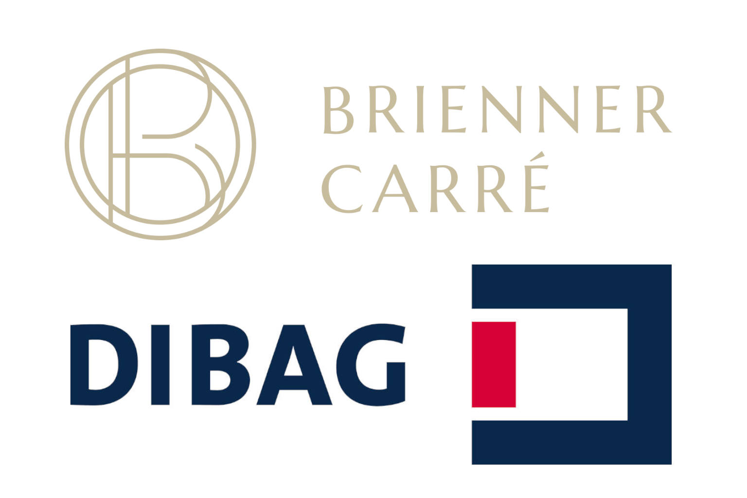 Logo DIBAG Industriebau AG und Brienner Carré