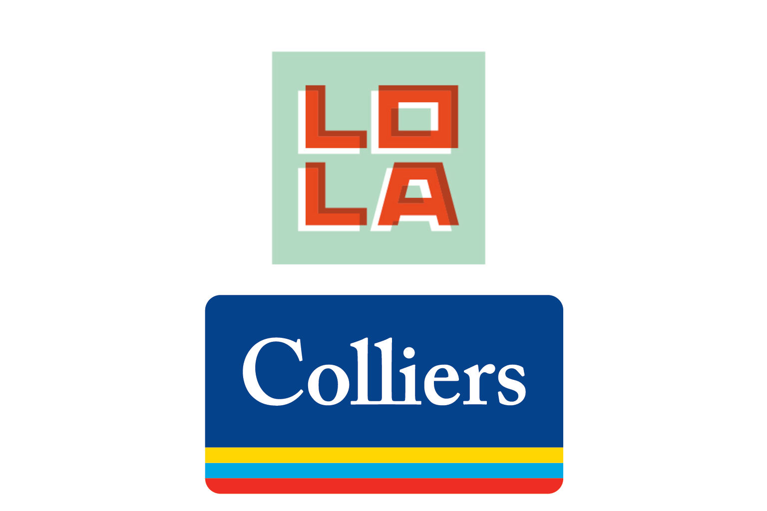 Logos Colliers und LOLA skaliert