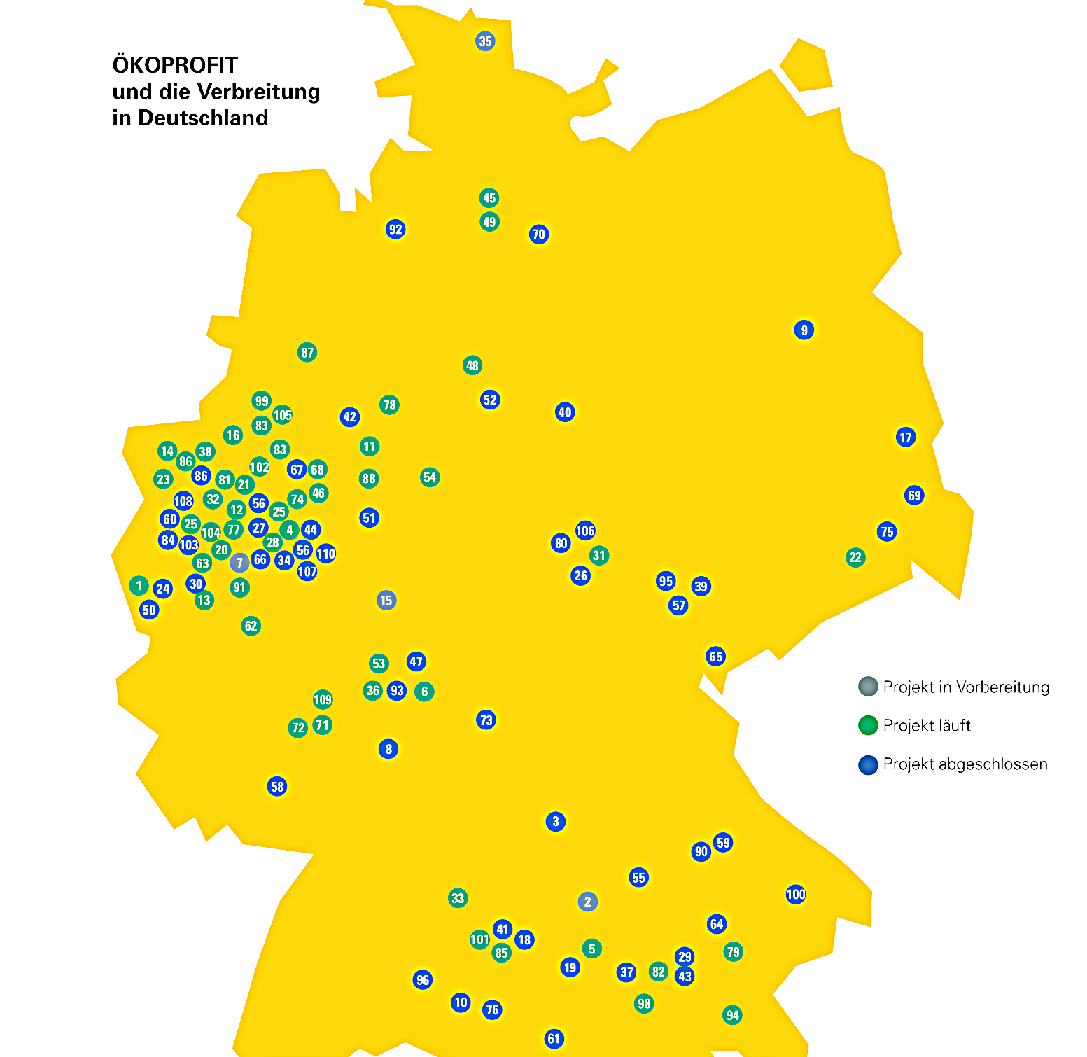 ÖKOPROFIT-Kommunen in Deutschland, 2016